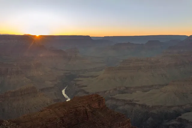 Hermit Road in Grand Canyon