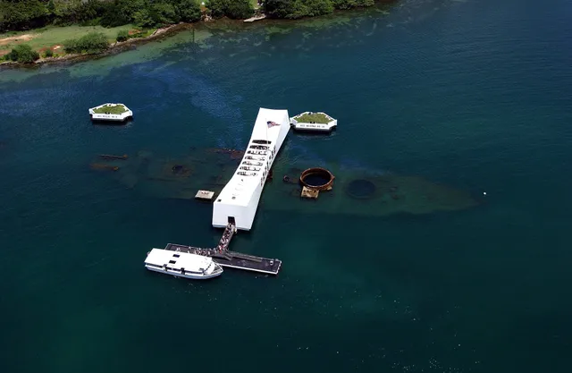 Pearl Harbor (USS Arizona Memorial) in Honolulu
