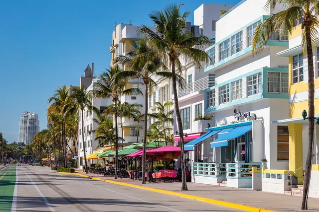 Art Deco Historic District in Miami