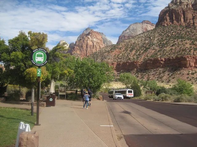 Zion Canyon Scenic Drive in Zion National Park